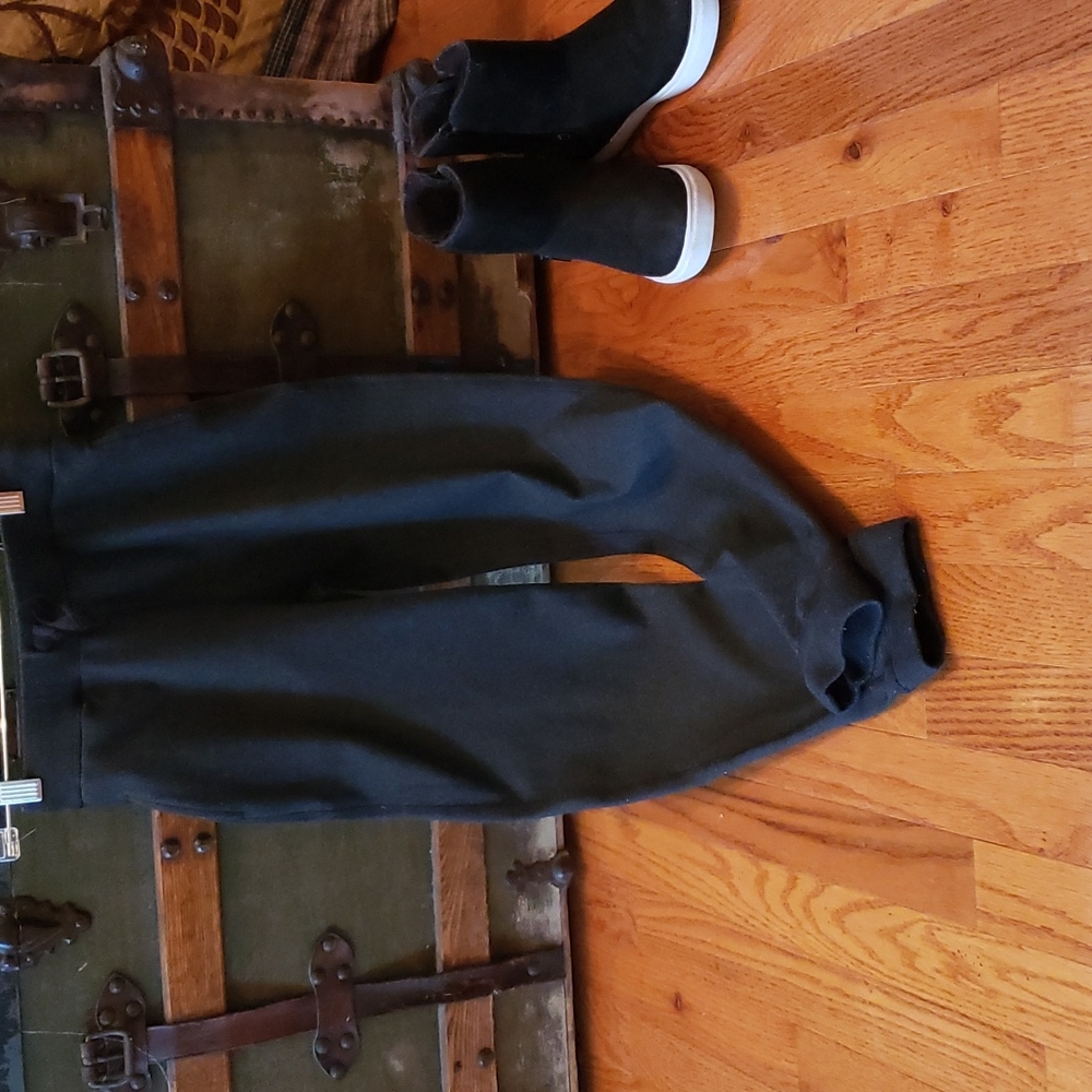 Sz M 7/8 Kyodan  girls dark grey joggers